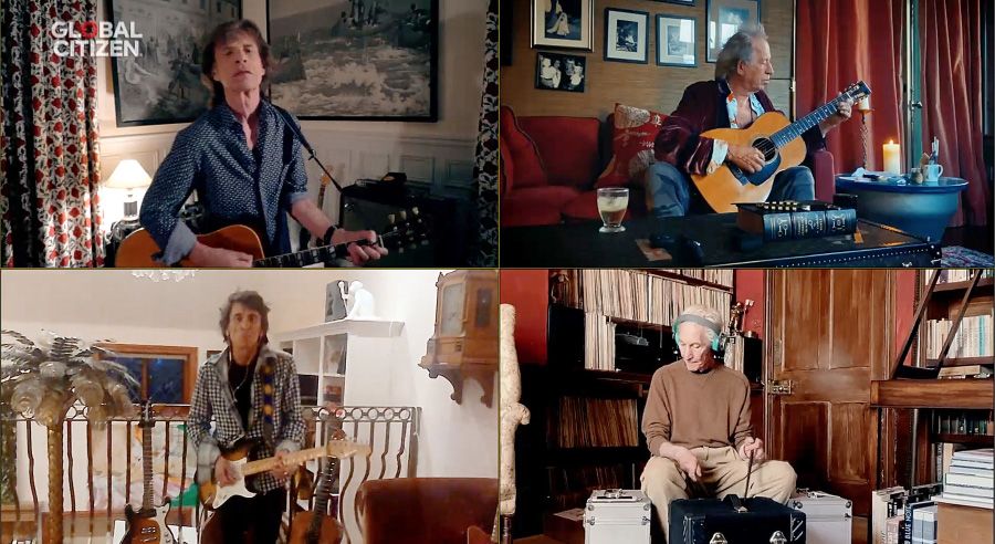 Global Citizen KOnzert online mit den Rolling Stones.