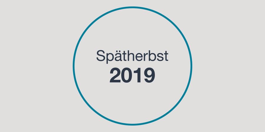 Der erste Punkt des Zeitstrahls. Es ist Spätherbst 2019.