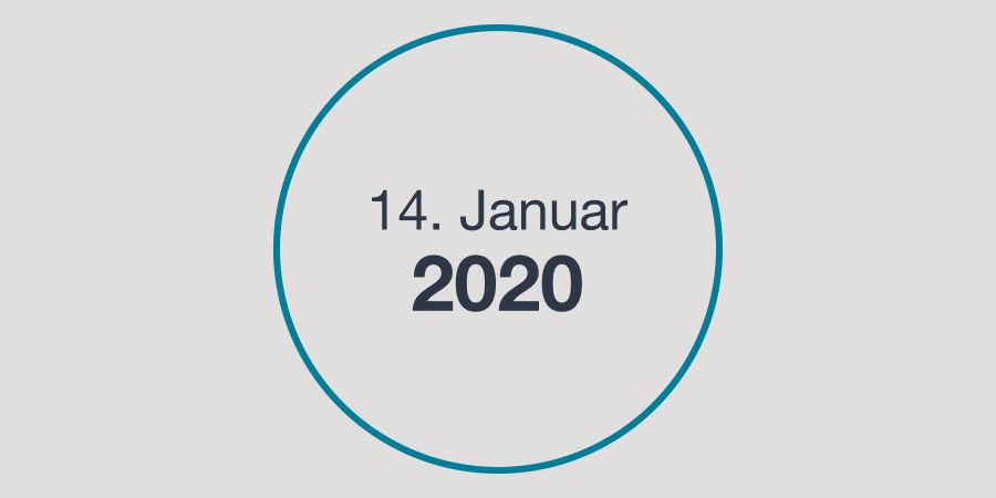 Es ist der 14. Januar 2020
