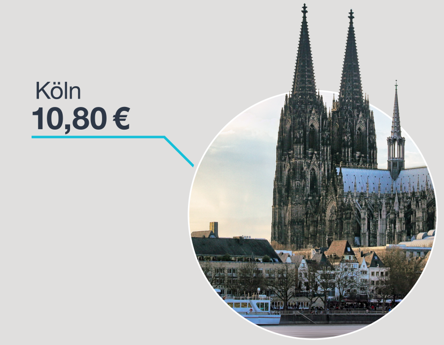 Foto des Kölner Doms. Köln, 10,80 Euro